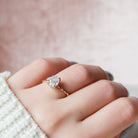 Braided Moissanite Ring