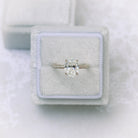 Oval Cut Moissanite Ring