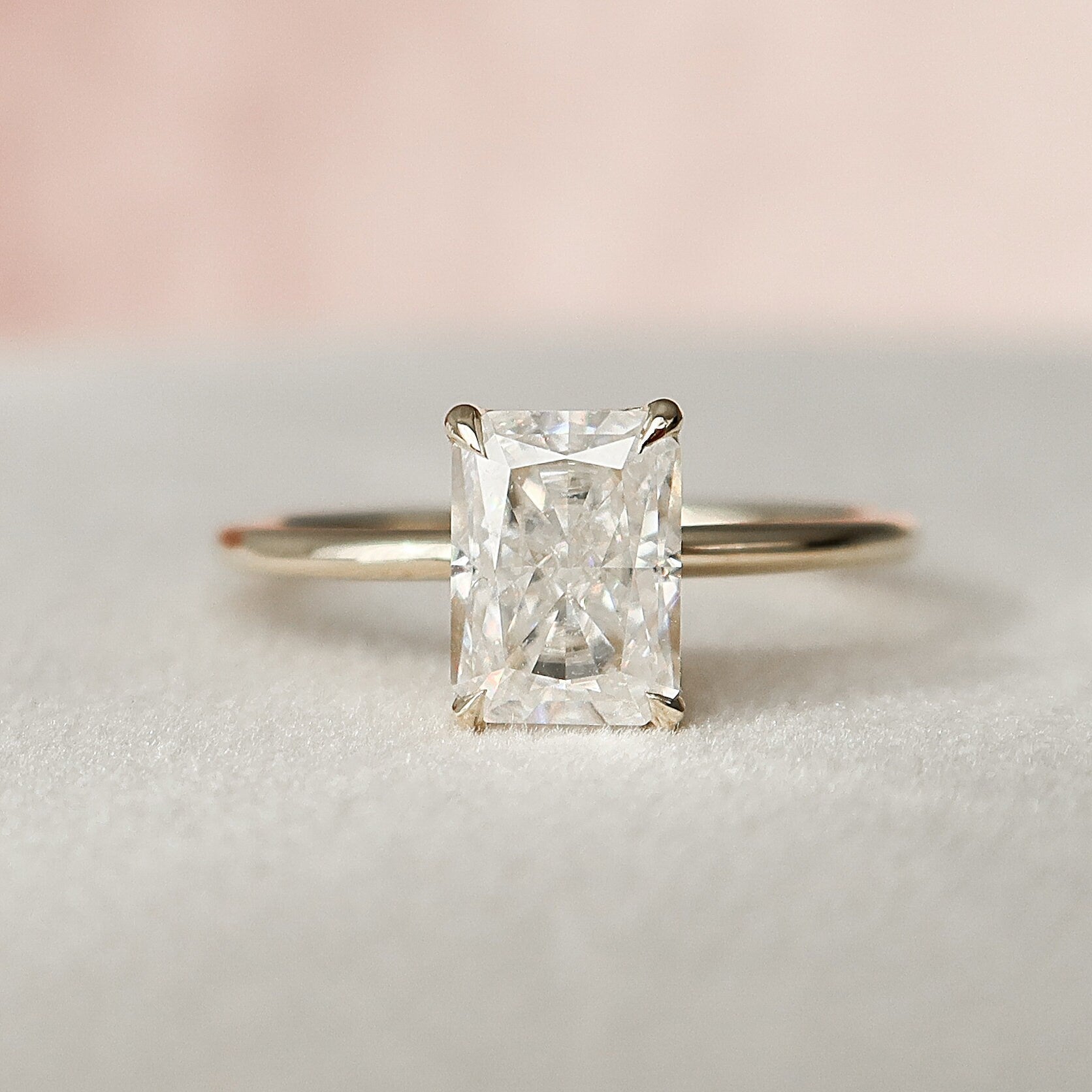 Radiant Bridal Ring