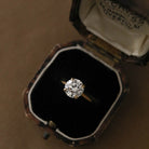 Round Moissanite Engagement Ring