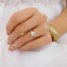 Princess Cut Moissanite Ring