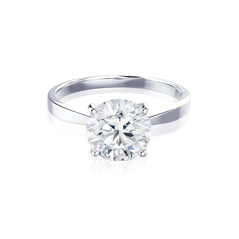 Round Engagement Ring for Women