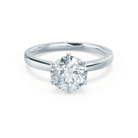 Solitaire Moissanite Ring
