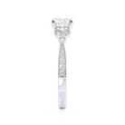 Moissanite Cluster Ring for Women