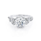 1.50 CT Round Moissanite Engagement Ring