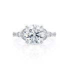 1.50 CT Round Moissanite Ring