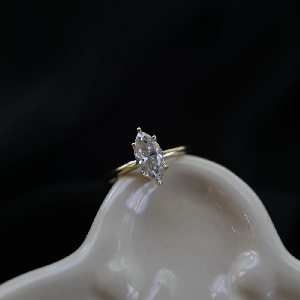 Marquise Cut Engagement Ring
