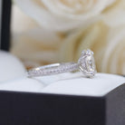 Pave Moissanite Ring