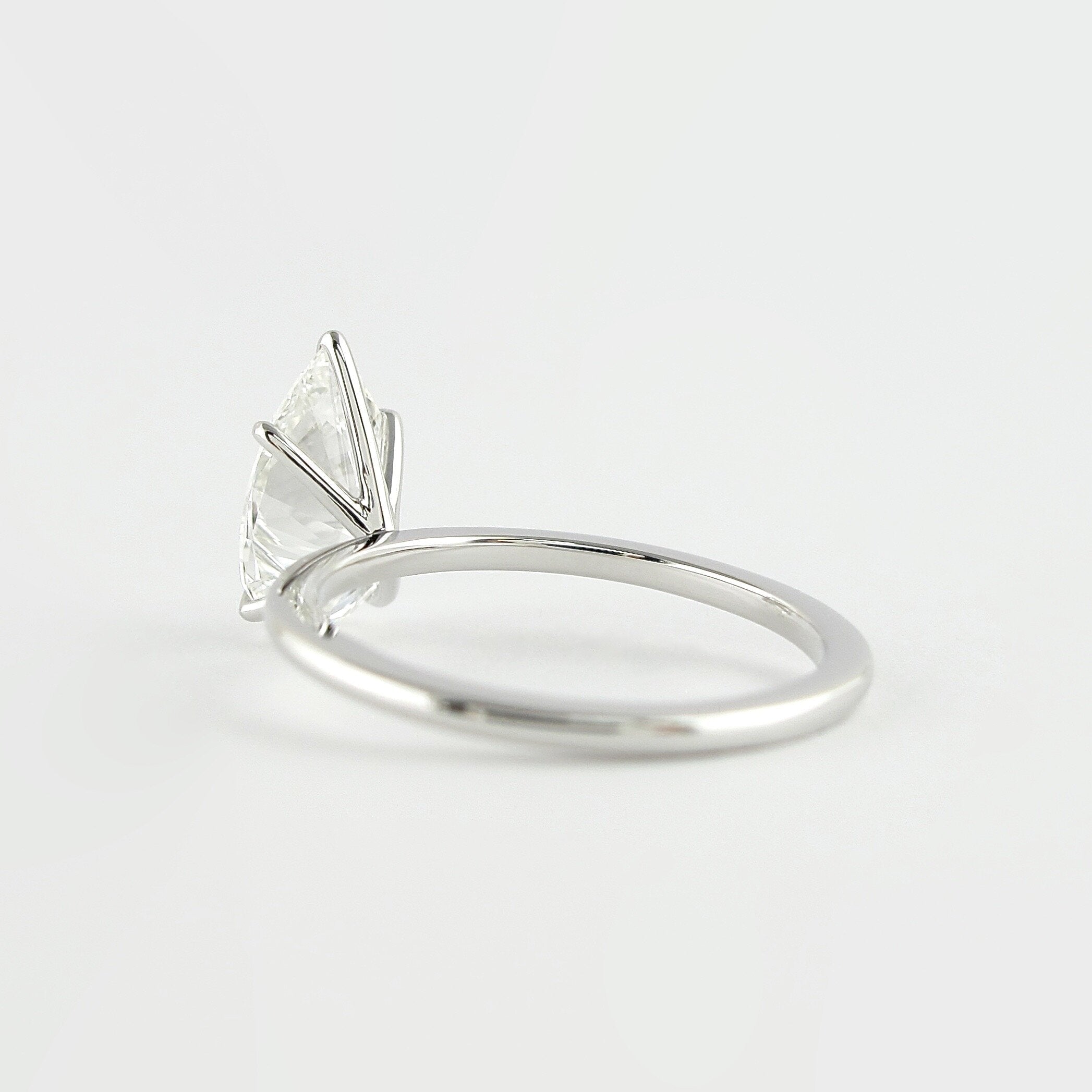 Custom Moissanite Engagement Ring