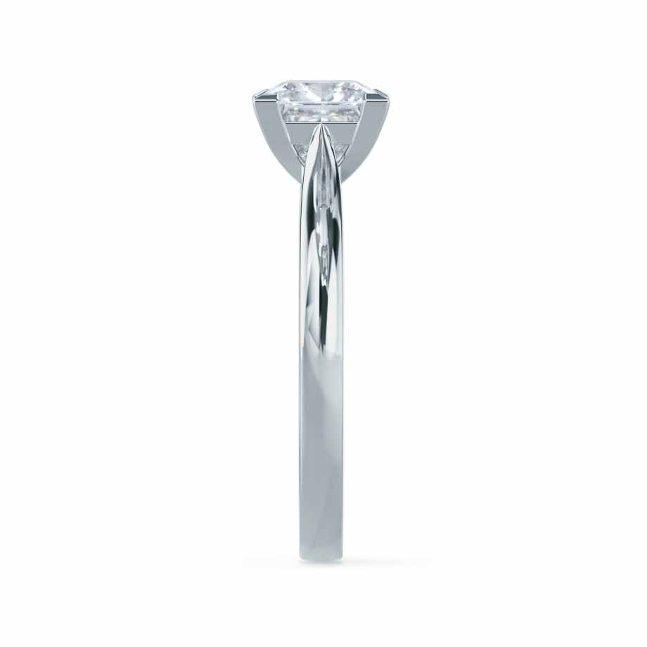 Princess Moissanite Engagement Ring