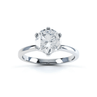 Solitaire Moissanite Ring