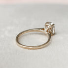 Cathedral Set Moissanite Ring