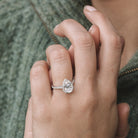 Four Prong Moissanite Ring