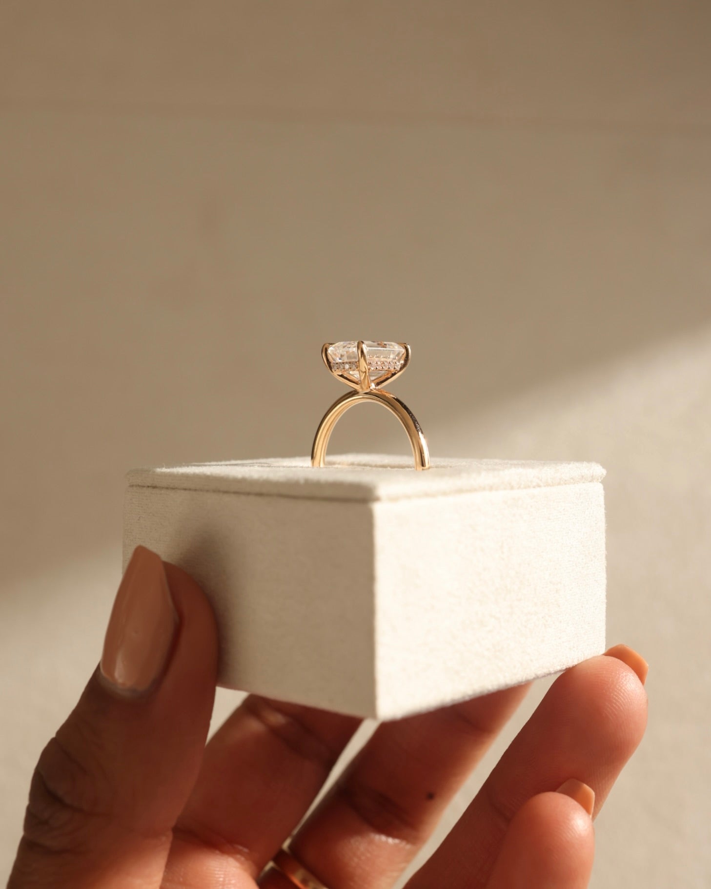 Emerald Cut Proposal Ring