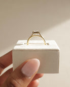 Radiant Cut Moissanite Engagement Ring