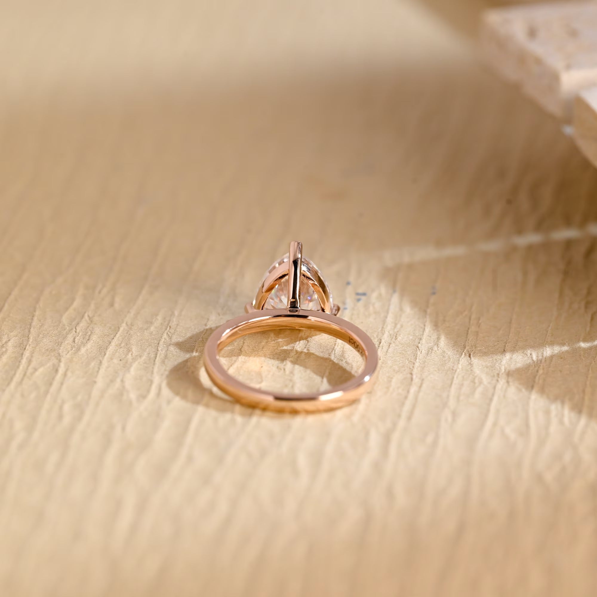 1.5 Carat Trillion Moissanite Ring