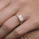 Emerald Cut Proposal Ring