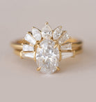 Oval Cut Moissanite Ring