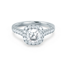 1.70 CT Cushion Moissanite Ring