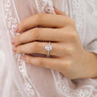 1.75 CT Moissanite Engagement Ring