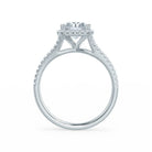 Halo Moissanite Engagement Ring