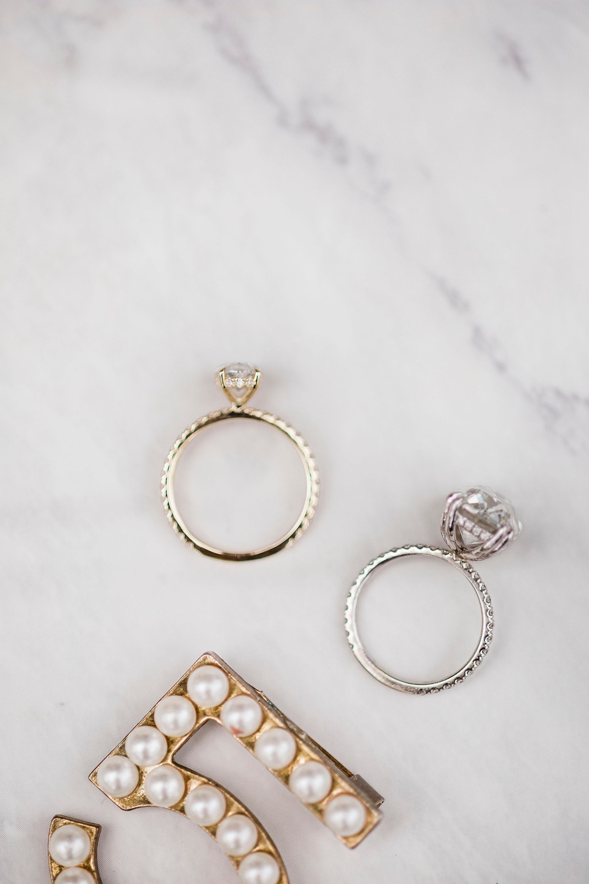 Oval Halo Moissanite Ring