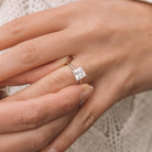 Princess Cut Moissanite Ring