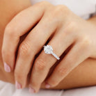 1.90 CT Moissanite Engagement Ring