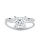 Princess Moissanite Engagement Ring