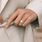 Round Cut Moissanite Ring