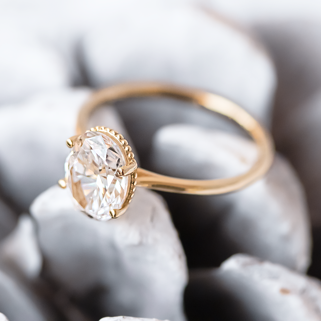 Oval Cut Engagement Ring