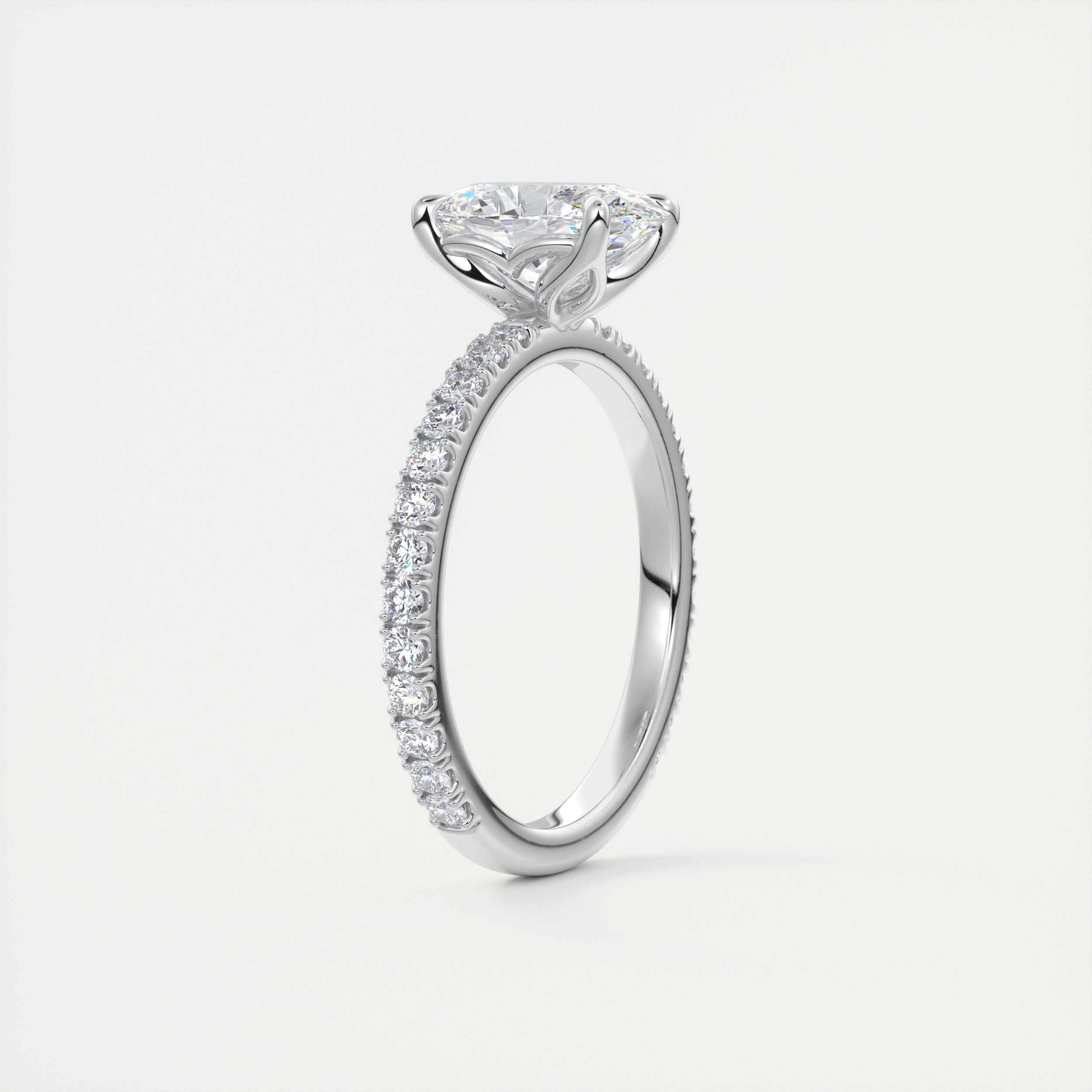 8 carat moissanite ring