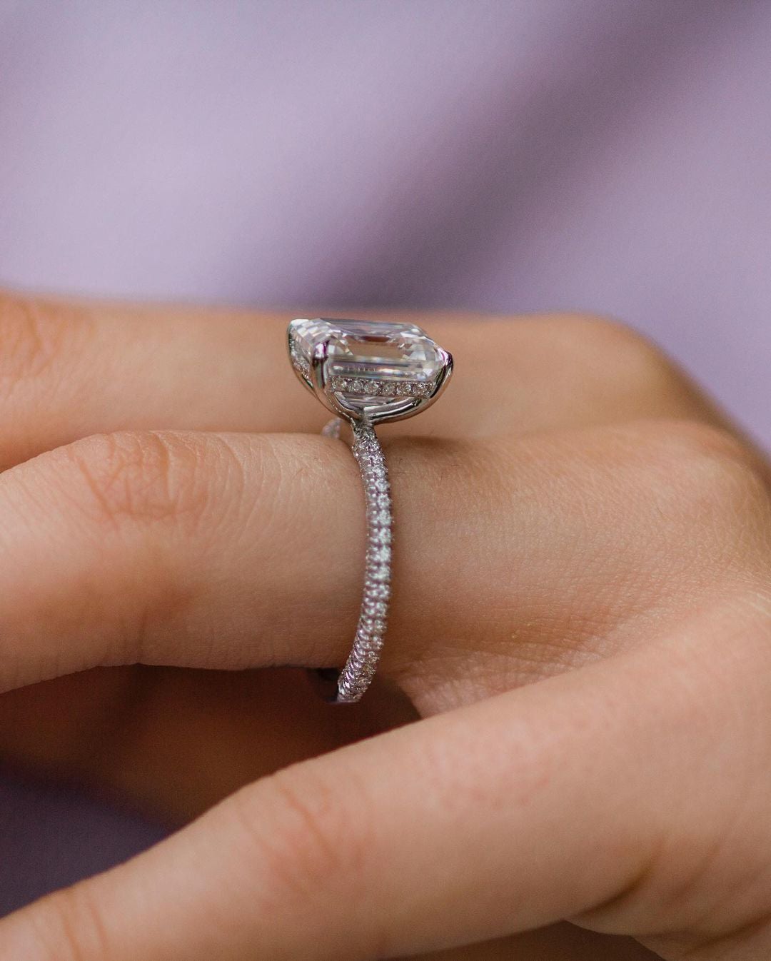 Aesthetic moissanite jewelry