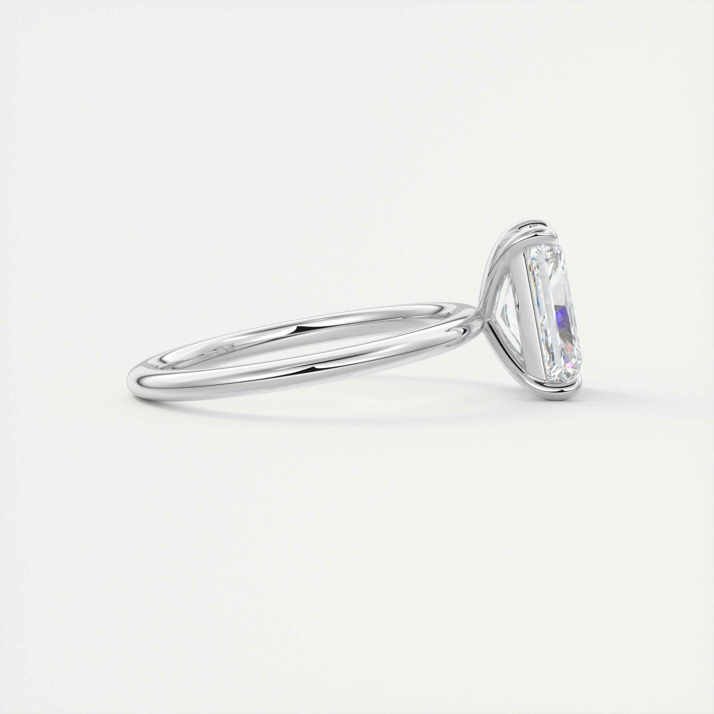Moissanite wedding jewelry for groom's grandmother