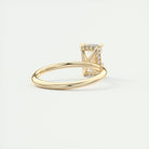 2CT Radiant Hidden Halo Moissanite Diamond Solitaire Engagement Ring