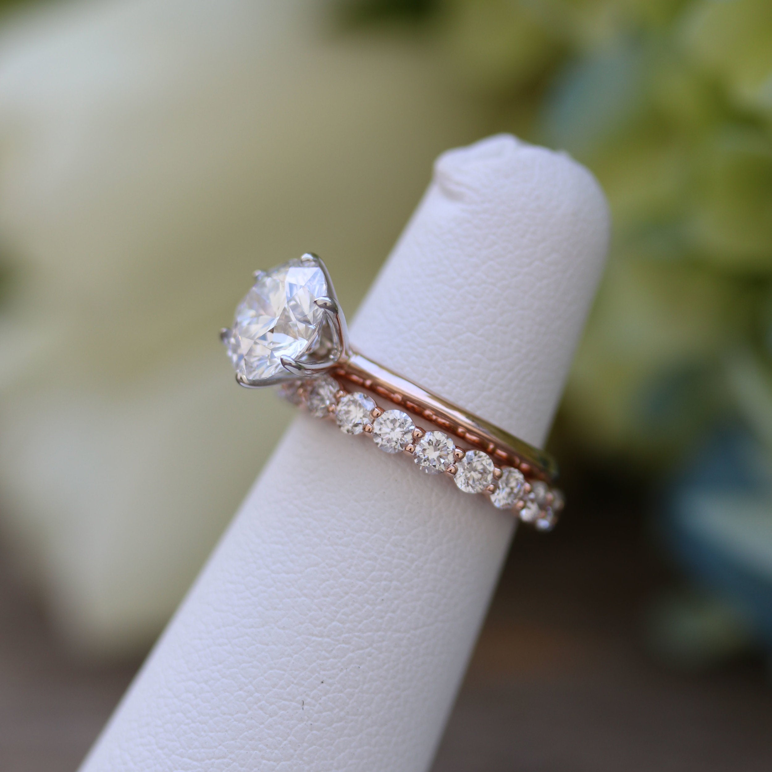 lab grown moissanite rings Chicago
