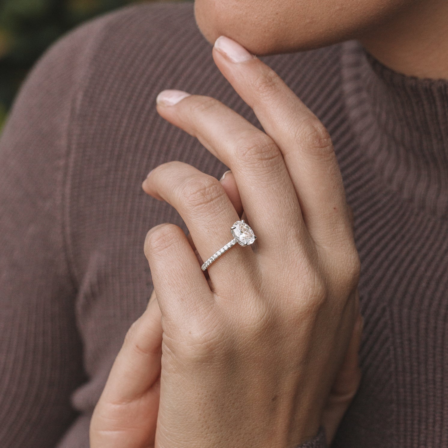 Moissanite Ring for Women