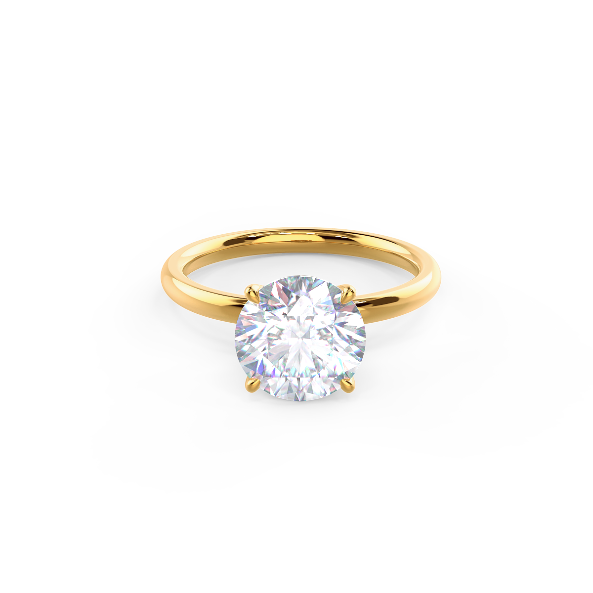 Customized moissanite rings