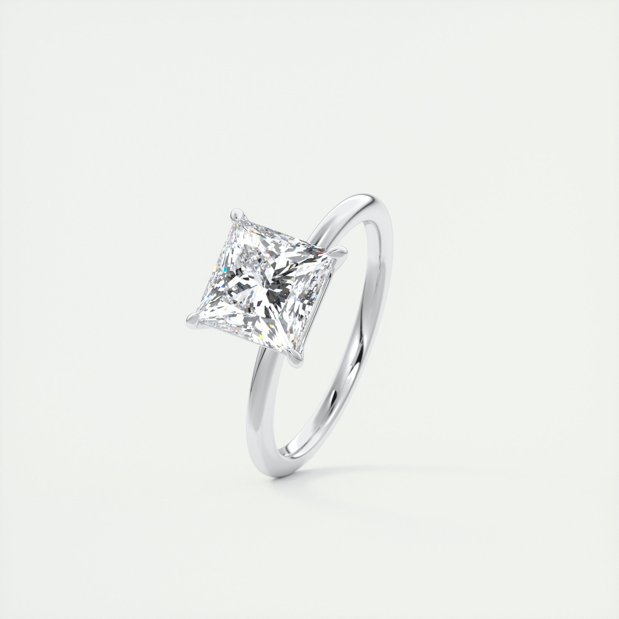 Oval moissanite engagement rings