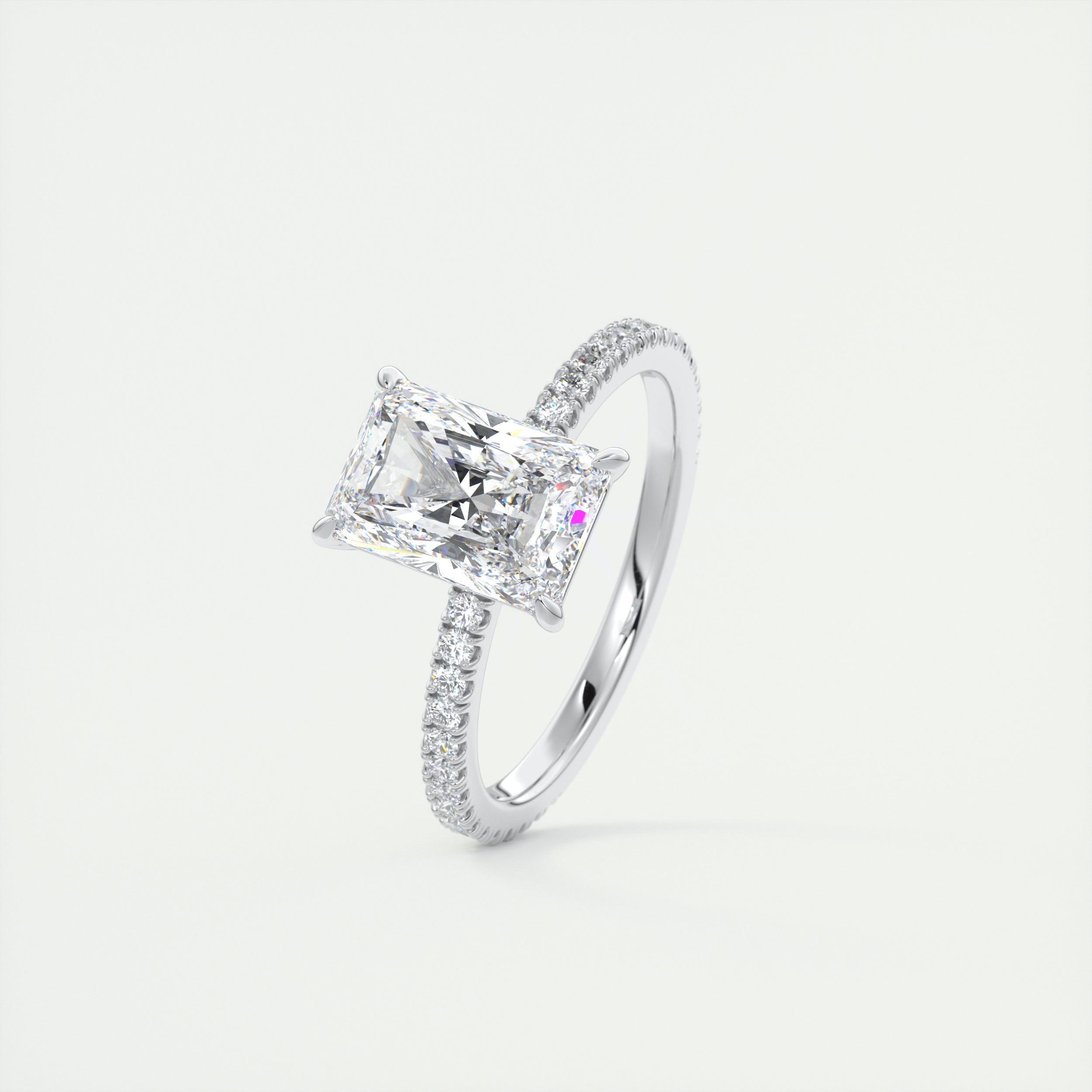 moissanite jewelry with floral-inspired pieces