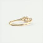 2CT East West Marquise Open Moissanite Diamond Engagement Ring