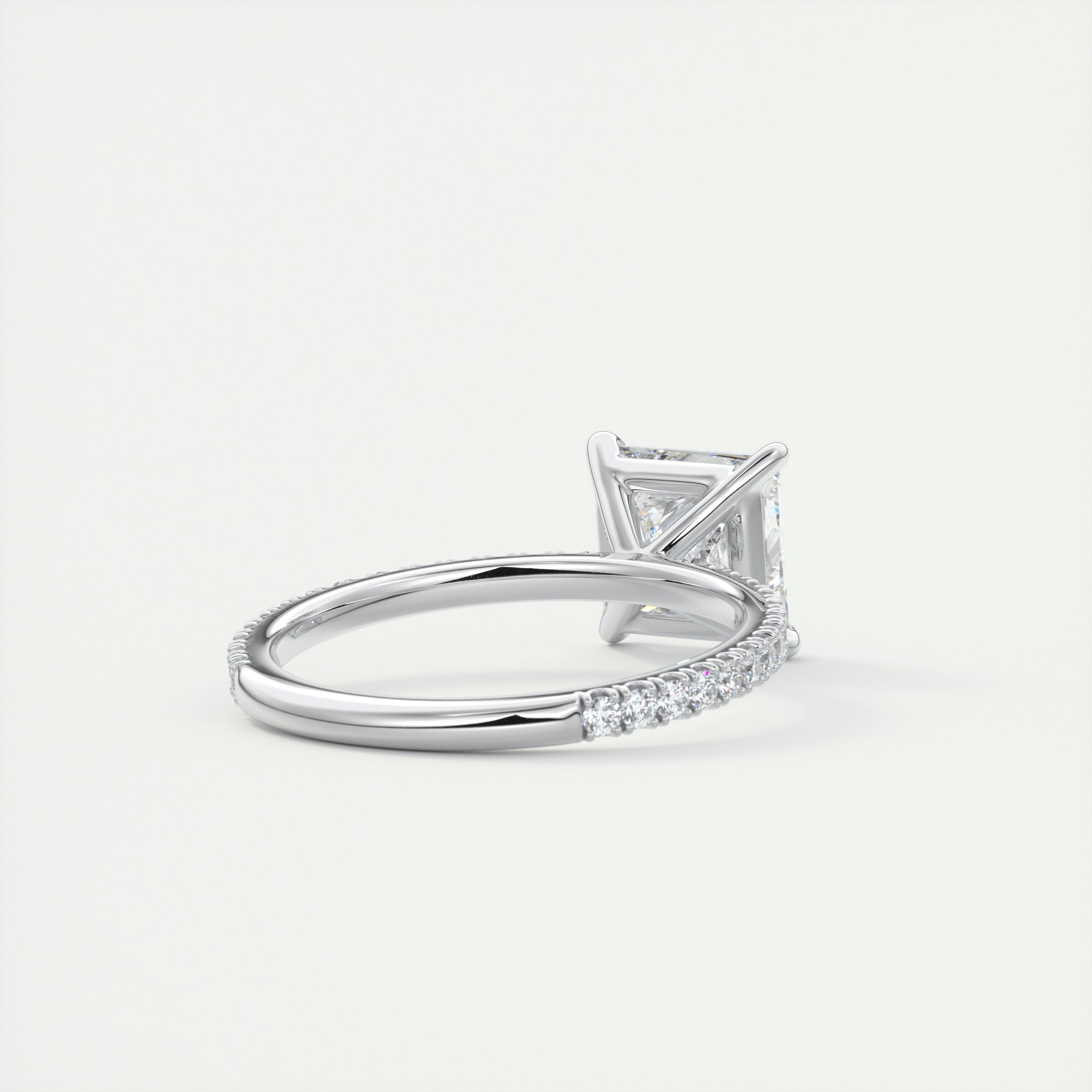 moissanite jewelry with abstract-inspired aesthetics