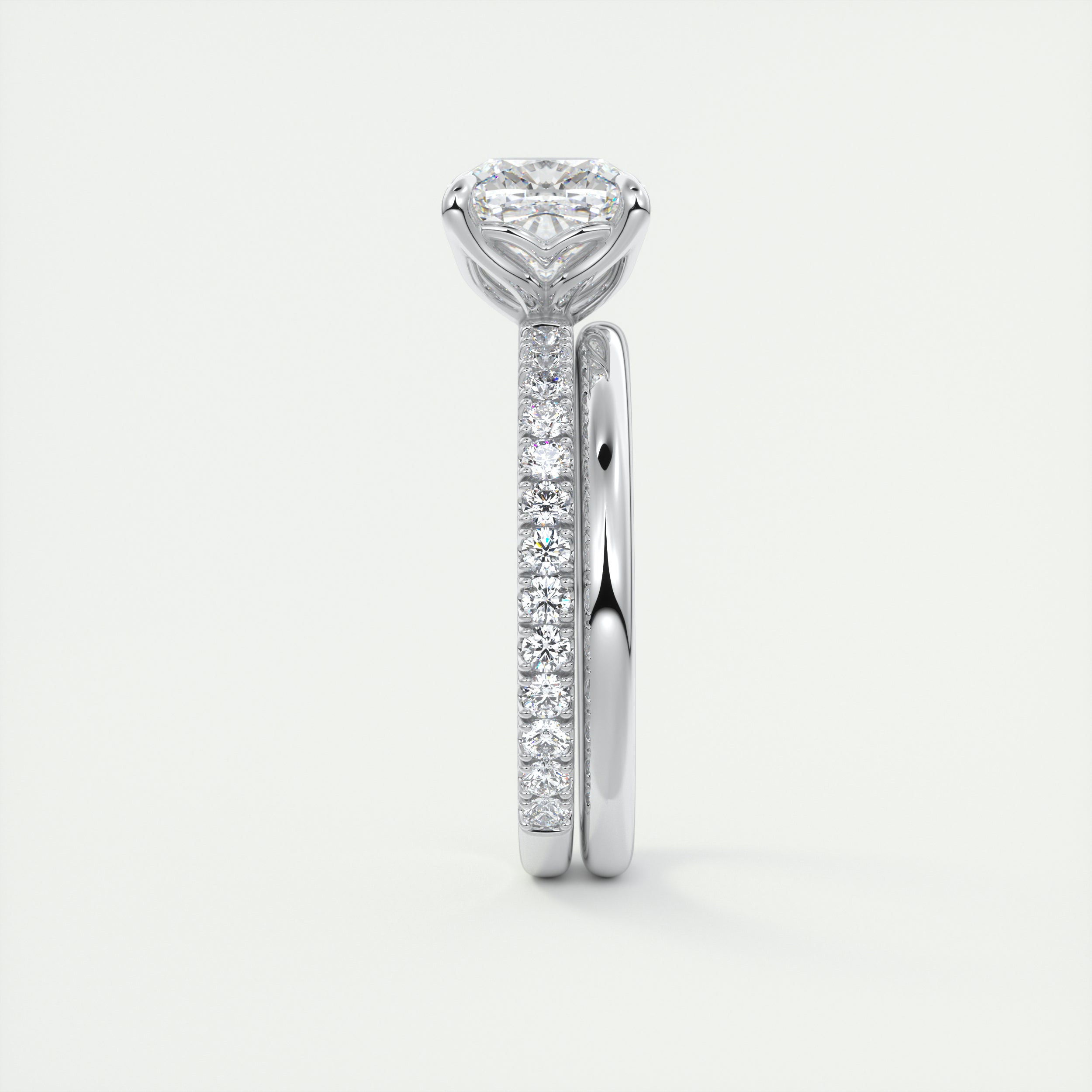 moissanite rings 3 carat