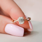 Nature Inspired Moissanite Ring