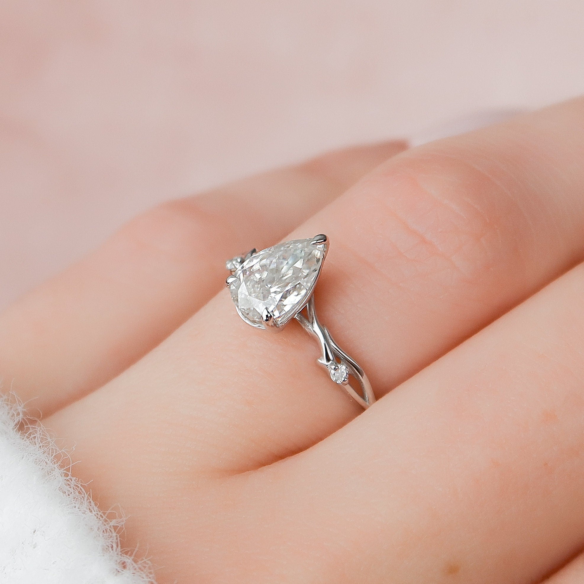 Organic Style Engagement Ring