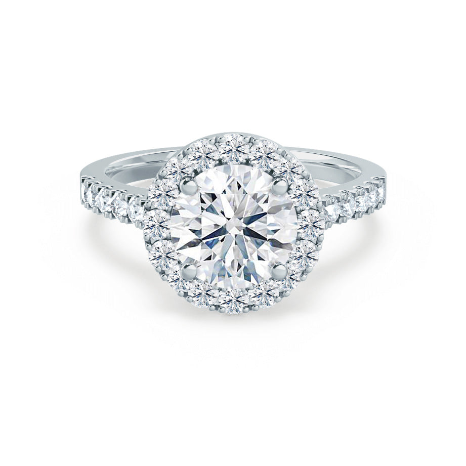 Halo Engagement Ring for Women