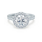 Halo Engagement Ring for Women
