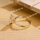 1 Carat Marquise Moissanite Ring