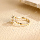 Oval Cut Moissanite Engagement Ring