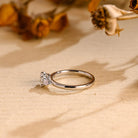 Oval Cut Moissanite Engagement Ring